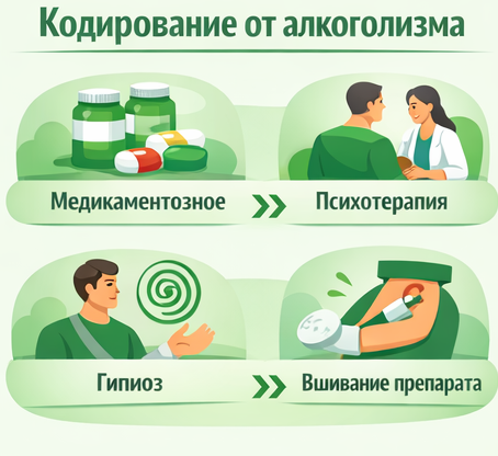 кодирование от алкоголизма в Бердске Санати